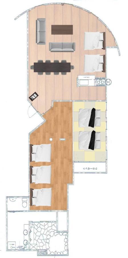 Apartmán David No Yakata Jufu Exteriér fotografie